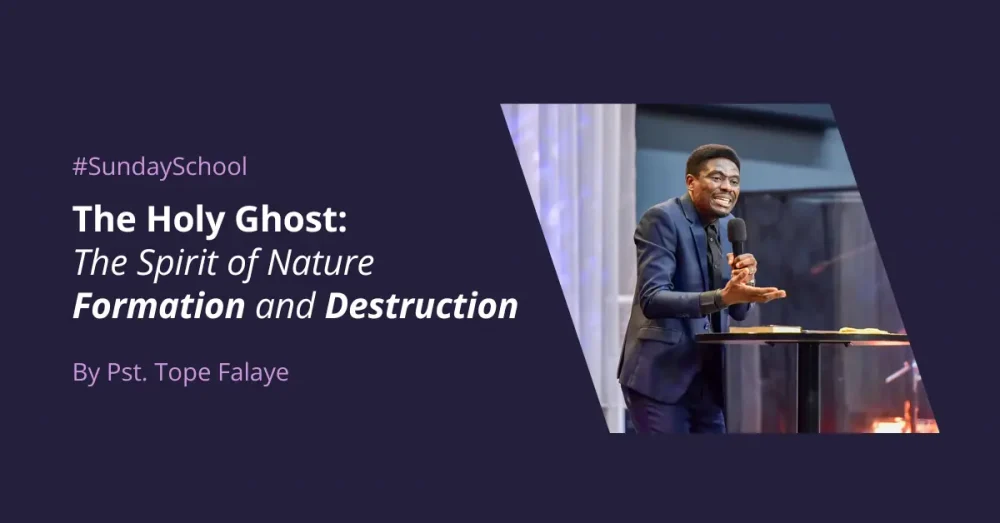 The Holy Ghost:  The Spirit of Nature Formation and Destruction Image