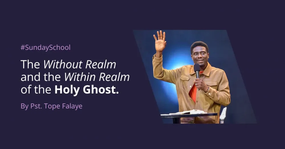 The Without Realm and The Within Realm of the Holy Ghost Image